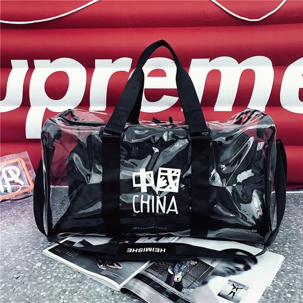 trend sports pvc transparent portable travel bag large capacity outdoor shoulder waterproof handbag for student ld753 duffel bags
trend sports pvc transparent portable travel bag large capacity outdoor shoulder waterproof handbag for student ld753 duffel bags