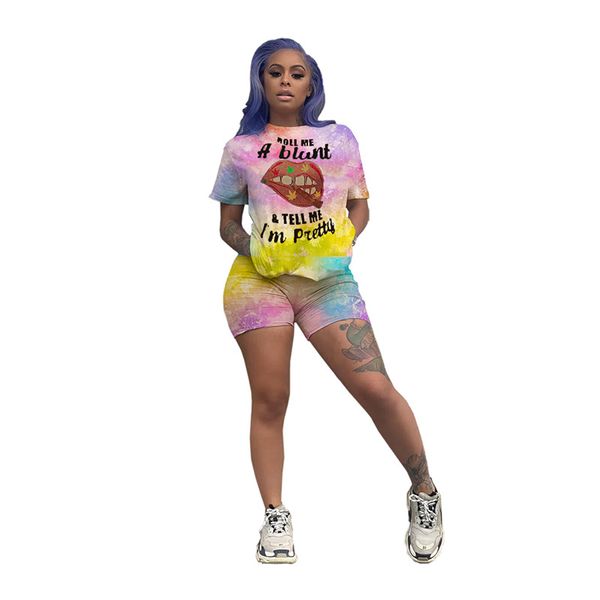 summer offset printing lips gradient printing hedging women's two-piece set, White
summer offset printing lips gradient printing hedging women's two-piece set, White