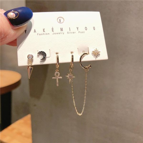 dangle & chandelier 2021 trend cross pendant hoop earrings set geometric long chain drop pierceing for women party gift jewelry, Silver
dangle & chandelier 2021 trend cross pendant hoop earrings set geometric long chain drop pierceing for women party gift jewelry, Silver