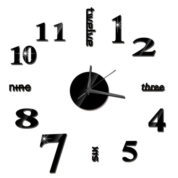 wall clocks diy clock stickers creative fashion living room acrylic mirror large mute home decoration
wall clocks diy clock stickers creative fashion living room acrylic mirror large mute home decoration