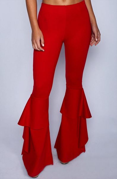 easy chic vintage ruffles trousers women capri high waist hippie slim gypsy bell bottom pants female flare palazzo fashion streetwear, Black;white
easy chic vintage ruffles trousers women capri high waist hippie slim gypsy bell bottom pants female flare palazzo fashion streetwear, Black;white
