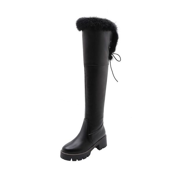 boots qplyxco2021 plus size 33-43 winter snow square heels round toe ladies shoes keep warm solid color over the knee, Black
boots qplyxco2021 plus size 33-43 winter snow square heels round toe ladies shoes keep warm solid color over the knee, Black
