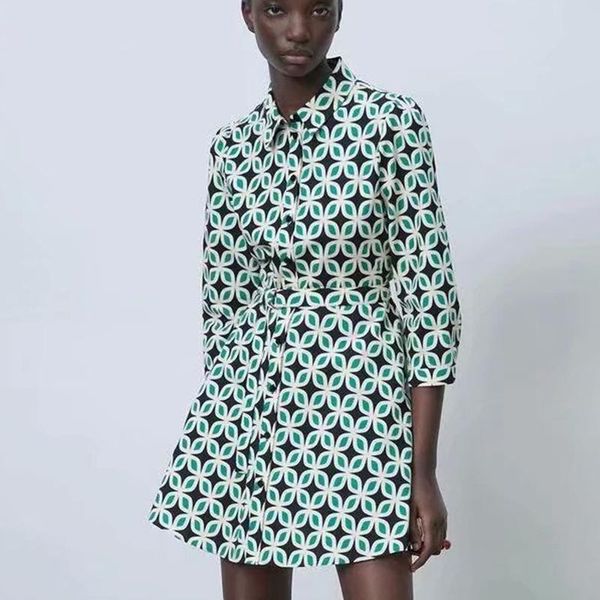 summer women dress with blet loose office lady turn down collar printed elegant girls a-line causal outfits casual dresses, Black;gray
summer women dress with blet loose office lady turn down collar printed elegant girls a-line causal outfits casual dresses, Black;gray