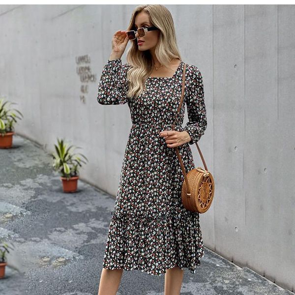 casual dresses womens midi dress autumn winter fashion green floral print long sleeve square collar vintage for women robe femme, Black;gray
casual dresses womens midi dress autumn winter fashion green floral print long sleeve square collar vintage for women robe femme, Black;gray