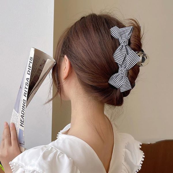 hair accessories women elegant claw houndstooth bow clip fabric lattice hairpin vintage clips fashion
hair accessories women elegant claw houndstooth bow clip fabric lattice hairpin vintage clips fashion