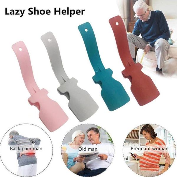 portable lazy shoe helper handled horn easy on & off lifting wear shoehorn clothing wardrobe storage
portable lazy shoe helper handled horn easy on & off lifting wear shoehorn clothing wardrobe storage
