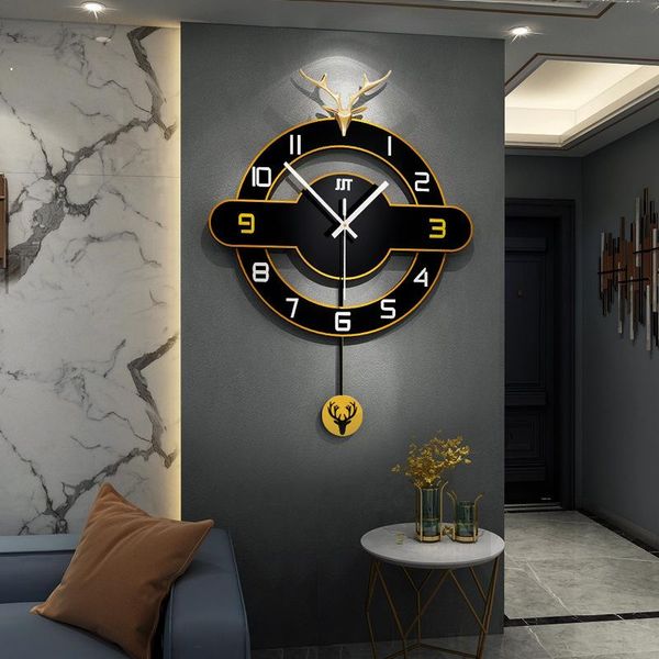 large copper deer creativity wall clock nordic fashion modern art mute metal simple reloj pared home decor ek50wc clocks
large copper deer creativity wall clock nordic fashion modern art mute metal simple reloj pared home decor ek50wc clocks