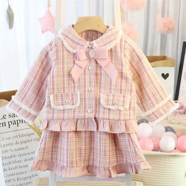 baby girls fashion clothing set classic plaid lace jackets+skirts kids toddlers spring autumn winter elegant suits child clothes p0831, White
baby girls fashion clothing set classic plaid lace jackets+skirts kids toddlers spring autumn winter elegant suits child clothes p0831, White
