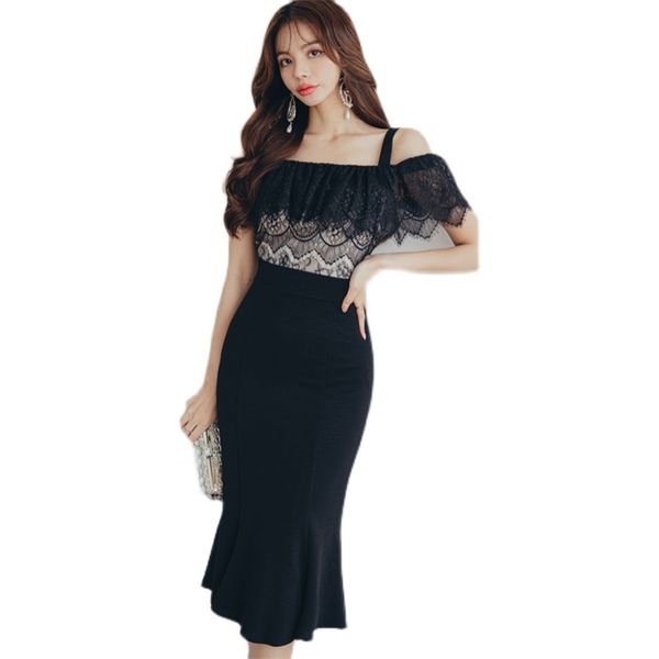 off shoulder tight dress korean ladies summer ruffle sleeveless slash neck office party maxi long dresses 210530, Black;gray
off shoulder tight dress korean ladies summer ruffle sleeveless slash neck office party maxi long dresses 210530, Black;gray