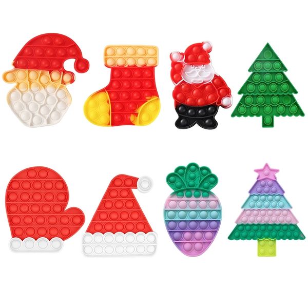 silicone christmas toys colorful cartoon push bubble for kids simple dimple anti stress toy game fidget pack
silicone christmas toys colorful cartoon push bubble for kids simple dimple anti stress toy game fidget pack