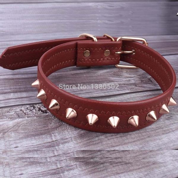 dog acessorios adjustable leather rivet spiked studs pet puppy collar neck strap leash collars & leashes
dog acessorios adjustable leather rivet spiked studs pet puppy collar neck strap leash collars & leashes