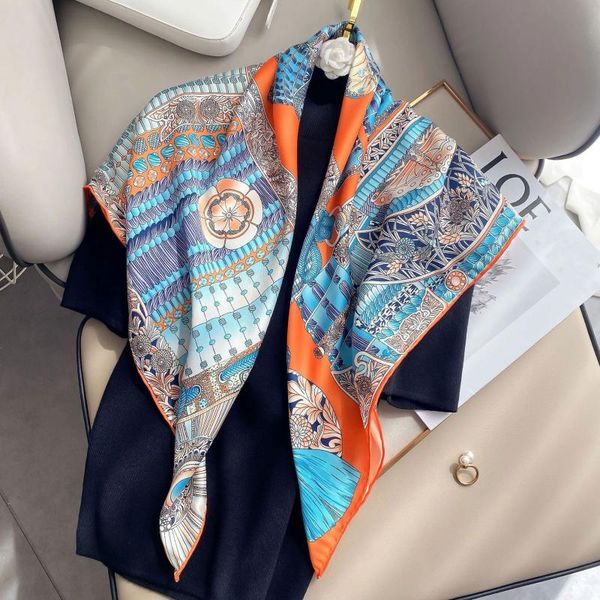scarves design scarf square hijab neck foulard twill silk large kerchief female soft headband 2021 spring wraps bandana hijabs, Blue;gray
scarves design scarf square hijab neck foulard twill silk large kerchief female soft headband 2021 spring wraps bandana hijabs, Blue;gray