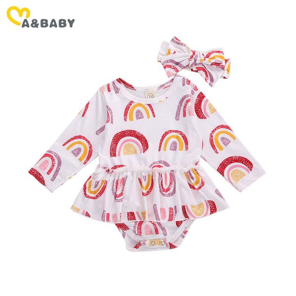 0-18m autumn spring born infant baby girl romper rainbow orange print ruffles jumpsuit long sleeve girls clothes 210515, Blue
0-18m autumn spring born infant baby girl romper rainbow orange print ruffles jumpsuit long sleeve girls clothes 210515, Blue