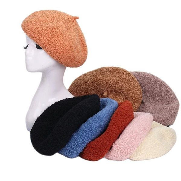 berets ladies girl 100% wool beret hat winter autumn women thick warm artist beanie french pumpkin caps, Blue;gray
berets ladies girl 100% wool beret hat winter autumn women thick warm artist beanie french pumpkin caps, Blue;gray