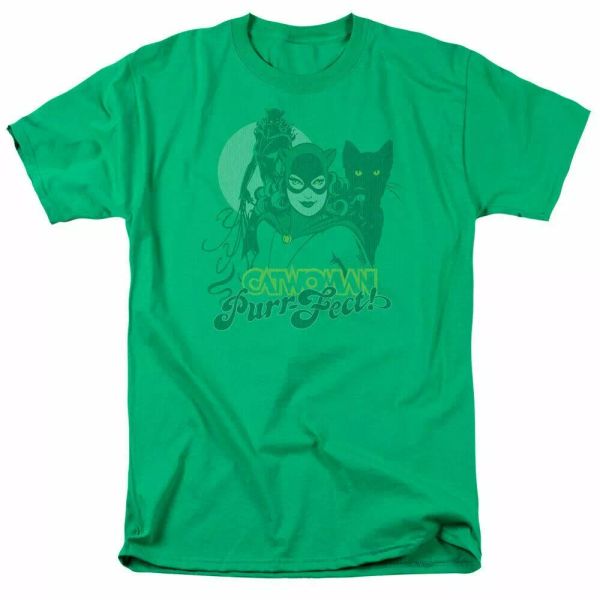 Catwoman Perfect! T Shirt Mens Licensed Batman DC Comics Tee Kelly Green, White;black
Catwoman Perfect! T Shirt Mens Licensed Batman DC Comics Tee Kelly Green, White;black