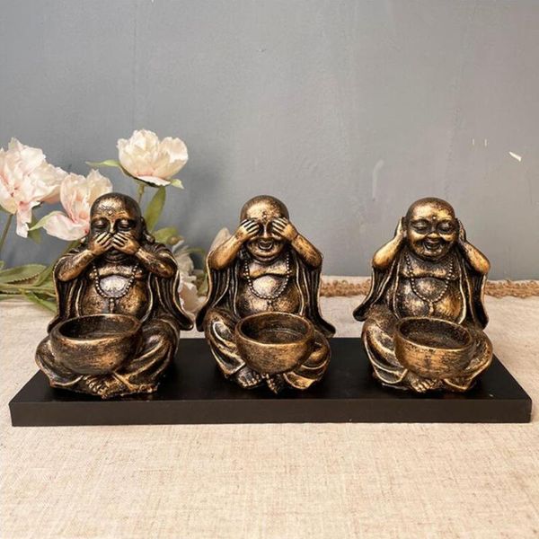 candle holders 3pcs buddha statues with holder tea light incense burner no hear see speak sitting meditating figurines decor
candle holders 3pcs buddha statues with holder tea light incense burner no hear see speak sitting meditating figurines decor