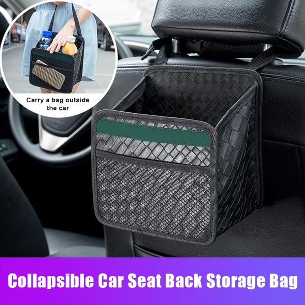car organizer collapsible seat back storage bag portable stowing tidying pu leather auto box m8617
car organizer collapsible seat back storage bag portable stowing tidying pu leather auto box m8617