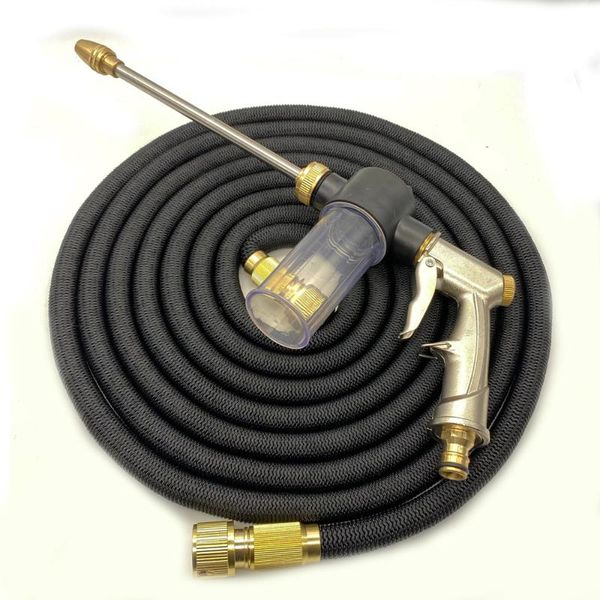 watering equipments 17ft-100ft magic garden hose with metal spray water gun adjustable nozzle high pressure extensible for car wash
watering equipments 17ft-100ft magic garden hose with metal spray water gun adjustable nozzle high pressure extensible for car wash
