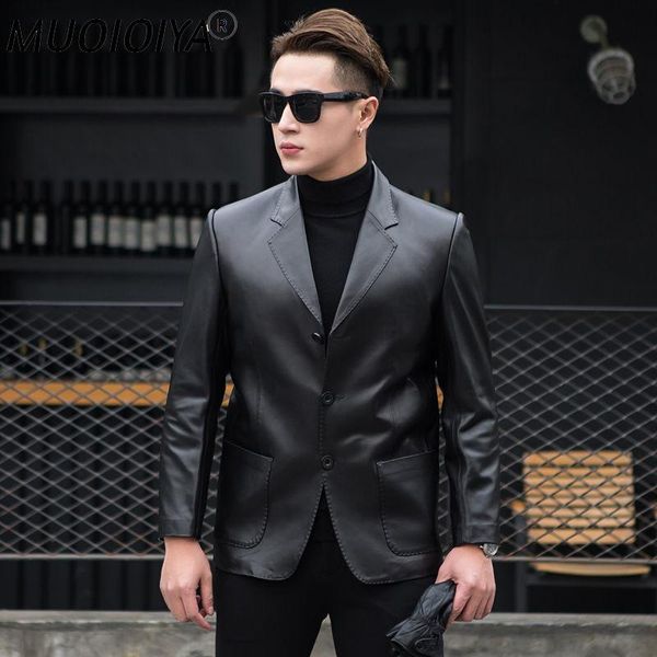 men's leather & faux 2021 autumn winter men genuine fur coat male slim sheepskin real jacket business korea style plus size outwear d10, Black
men's leather & faux 2021 autumn winter men genuine fur coat male slim sheepskin real jacket business korea style plus size outwear d10, Black