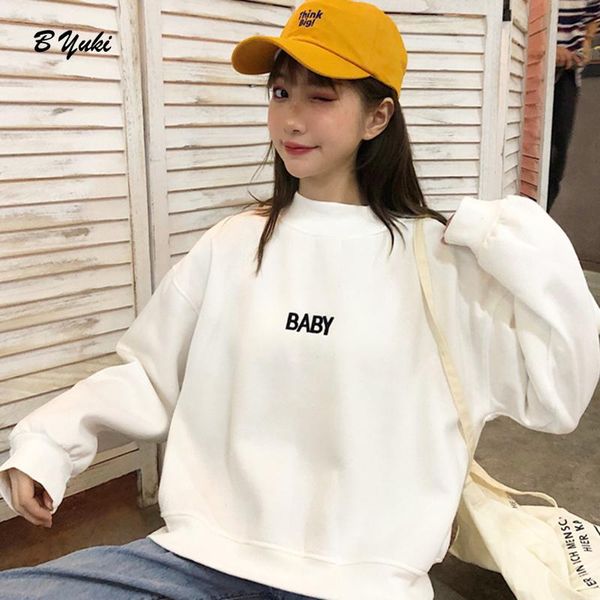 women's hoodies & sweatshirts blessyuki plus thick solid letter embroidery sweatshirt casual half high collar long sleeve pullover swea, Black
women's hoodies & sweatshirts blessyuki plus thick solid letter embroidery sweatshirt casual half high collar long sleeve pullover swea, Black