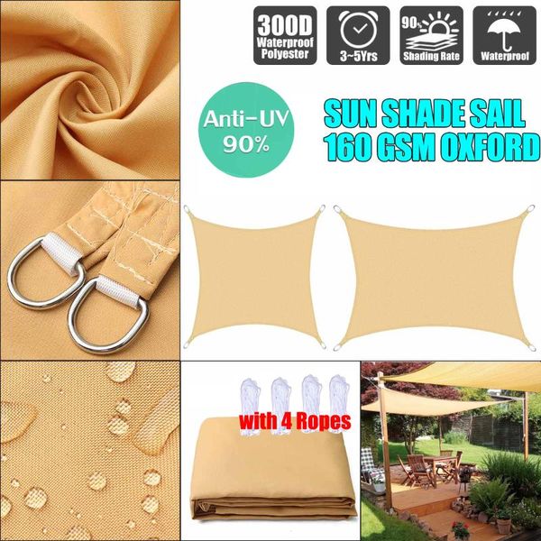 shade waterproof 300d sand square rectangle sail garden terrace canopy swimming sun camping hiking yard awning
shade waterproof 300d sand square rectangle sail garden terrace canopy swimming sun camping hiking yard awning
