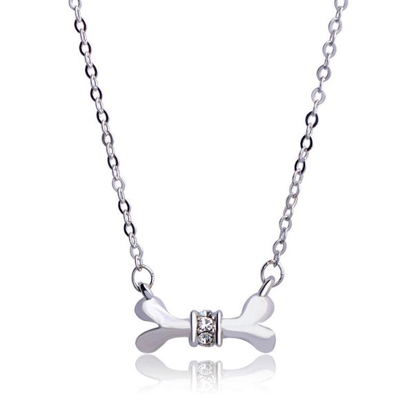 pendant necklaces blucome cute necklace dog bone shape shiny zircon copper for women girl party suit dress accessories gift, Silver
pendant necklaces blucome cute necklace dog bone shape shiny zircon copper for women girl party suit dress accessories gift, Silver