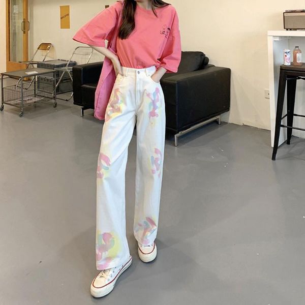 women's jeans zottsoz harajuku korean denim pants women fashion 2021 graffiti print high waist loose casual streetwear trousers female, Blue
women's jeans zottsoz harajuku korean denim pants women fashion 2021 graffiti print high waist loose casual streetwear trousers female, Blue