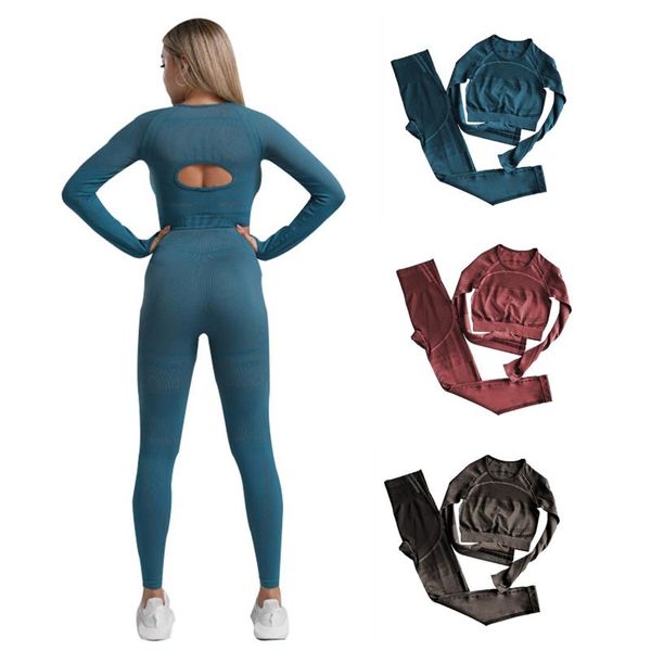 women workout sets 2 piece yoga outfits fitness sportswear long sleeve crop and high waist leggings set gym suits outfit
women workout sets 2 piece yoga outfits fitness sportswear long sleeve crop and high waist leggings set gym suits outfit