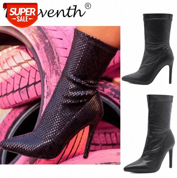 zi ling long-term production european and american star snake print pointed toe super high heel mid-tube boots ankle #be88, Black
zi ling long-term production european and american star snake print pointed toe super high heel mid-tube boots ankle #be88, Black