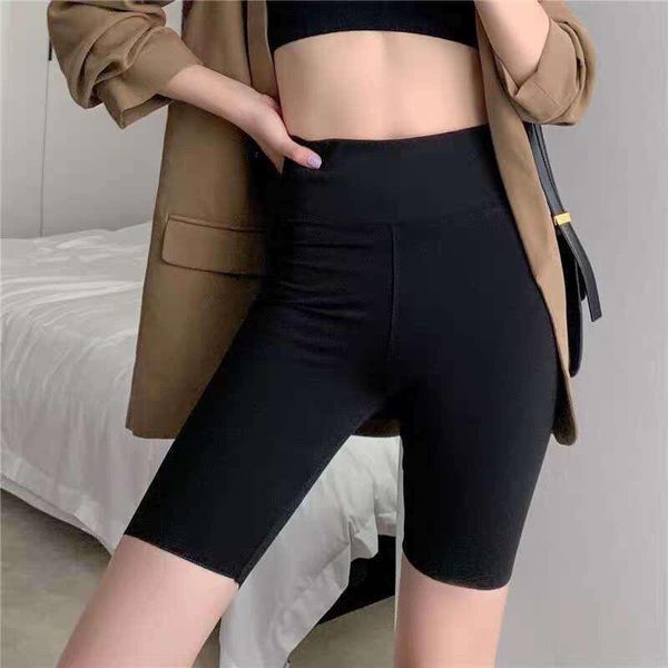 women's shorts cycling with high waist casual elastic slimming super short summer women biker black booty, White;black
women's shorts cycling with high waist casual elastic slimming super short summer women biker black booty, White;black