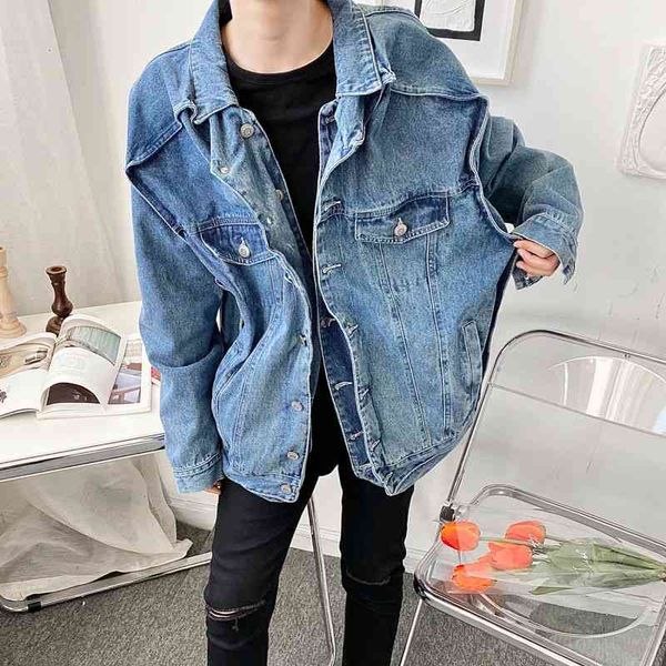 men's jackets korean cotton denim fashion retro casual pocket mens streetwear loose hip-hop bomber men m-2xl kdpu, Black;brown
men's jackets korean cotton denim fashion retro casual pocket mens streetwear loose hip-hop bomber men m-2xl kdpu, Black;brown
