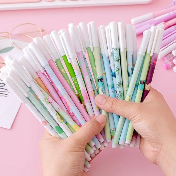 creative cute cartoon student stationery 0.5mm gel pen full needle used for school office supplies black signature pens
creative cute cartoon student stationery 0.5mm gel pen full needle used for school office supplies black signature pens