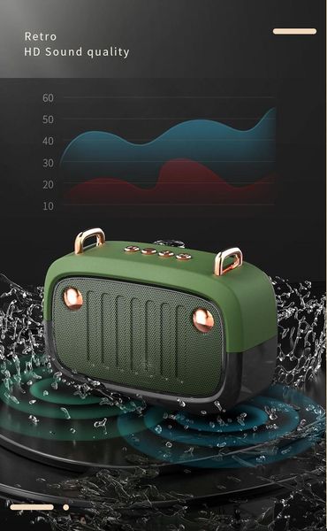 bluetooth wireless speaker home outdoor subwoofer 3~4 hours use small portable speaker 800mah support 10m usb audio player bluetooth bt 5.0