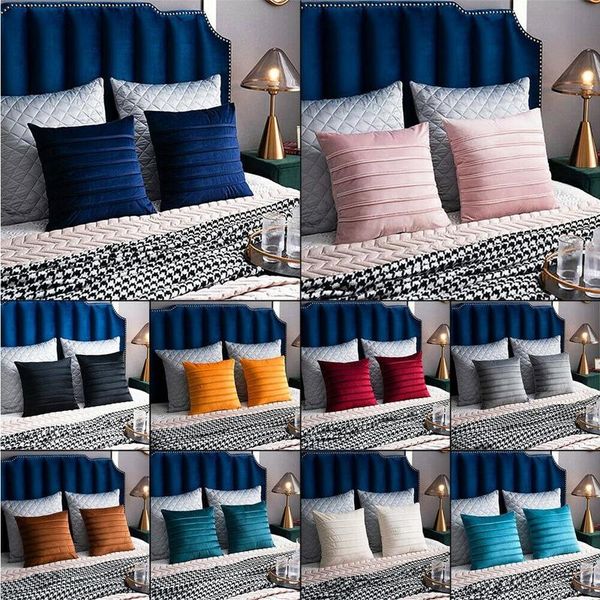 cushion/decorative pillow a pair luxury velvet applique cushion covers home decor striped throw cases 45x45cm/30x50cm
cushion/decorative pillow a pair luxury velvet applique cushion covers home decor striped throw cases 45x45cm/30x50cm