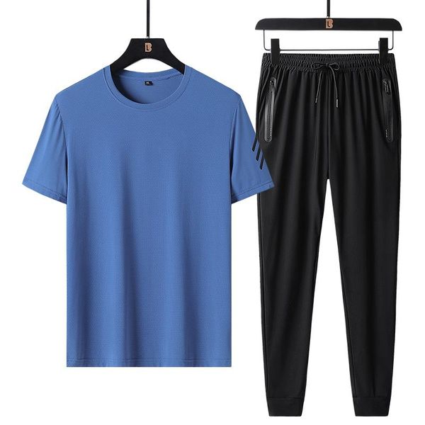 men's tracksuits casual tracksuit men 2 piece set 2021 spring summer t-shirt sportswear sweatshirt black jogging sweatpants pants, Gray
men's tracksuits casual tracksuit men 2 piece set 2021 spring summer t-shirt sportswear sweatshirt black jogging sweatpants pants, Gray
