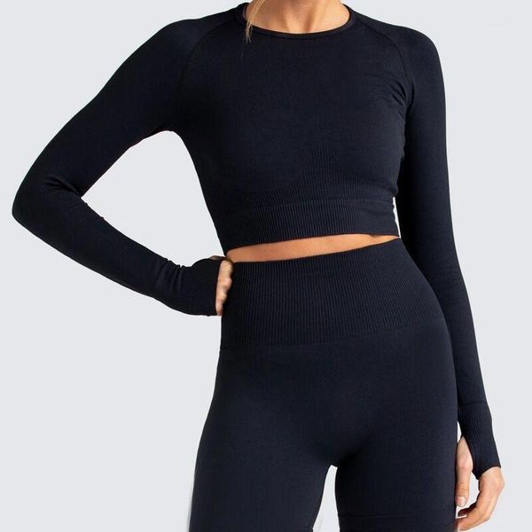 yoga outfit women seamless fitness suit 3pcs gym clothing long sleeve bra high waist running legging workout wear pants sports set
yoga outfit women seamless fitness suit 3pcs gym clothing long sleeve bra high waist running legging workout wear pants sports set