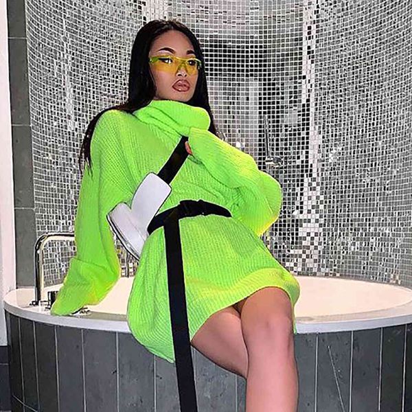 women's sweaters 121021knitwear turtleneck autumn winter women neon color long sleeve jumpers fashion casual basic slim pullover k, White;black
women's sweaters 121021knitwear turtleneck autumn winter women neon color long sleeve jumpers fashion casual basic slim pullover k, White;black