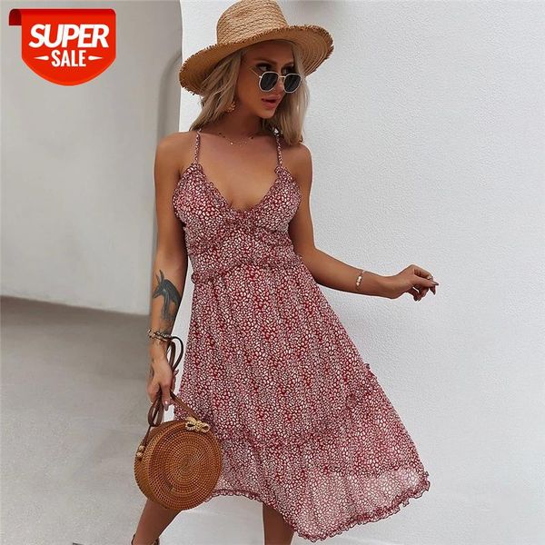 spring new spaghetti strap dress women casual sleeveless high waist print ruffles sling dress for women 2021 summer #cd9g, White;black
spring new spaghetti strap dress women casual sleeveless high waist print ruffles sling dress for women 2021 summer #cd9g, White;black