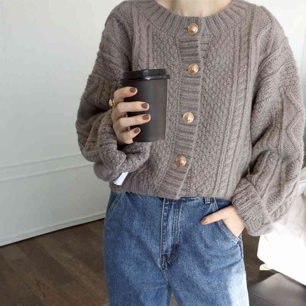 autumn winter kintted open stitch single breasted sweater o neck full solid loose women sweaters 210513, White
autumn winter kintted open stitch single breasted sweater o neck full solid loose women sweaters 210513, White