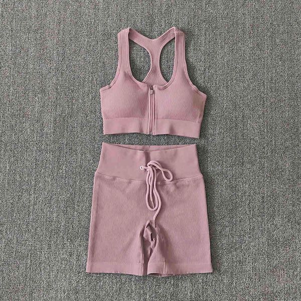women's yoga seamls suit, 2-piece wear, zipper bra, fitns shorts with shoelac, training cloth, sports suit., Gray
women's yoga seamls suit, 2-piece wear, zipper bra, fitns shorts with shoelac, training cloth, sports suit., Gray