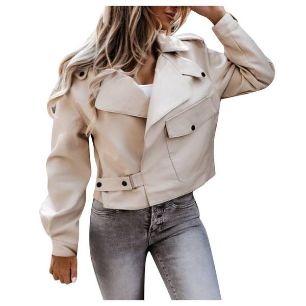 women's leather & faux pu jacket women loose sashes casual biker jackets outwear female bf style solid color coat #t3g, Black
women's leather & faux pu jacket women loose sashes casual biker jackets outwear female bf style solid color coat #t3g, Black