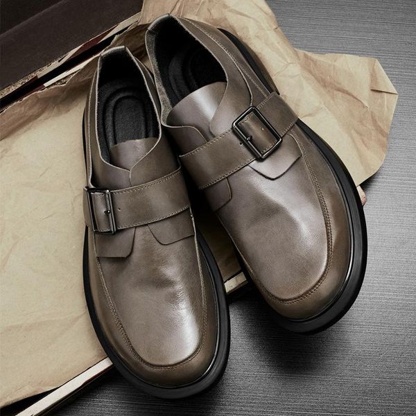 in 2021 new restoring ancient ways of leather round head man and a pedal big head loafers suit small leather shoes, Black
in 2021 new restoring ancient ways of leather round head man and a pedal big head loafers suit small leather shoes, Black