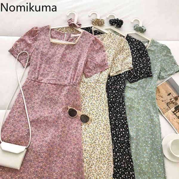 nomikuma summer floral printed dresses robe femme square collar short sleeve a line midi dress women elegant vintage vestidos 210514, Black;gray
nomikuma summer floral printed dresses robe femme square collar short sleeve a line midi dress women elegant vintage vestidos 210514, Black;gray
