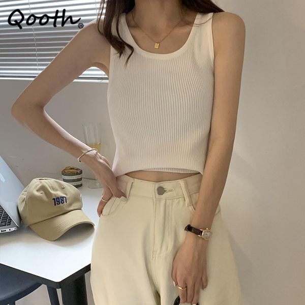 qooth women's summer multi-color slim stretch knitted vest all-match short sweet fashion o-neck solid vest qt740 210518, White
qooth women's summer multi-color slim stretch knitted vest all-match short sweet fashion o-neck solid vest qt740 210518, White
