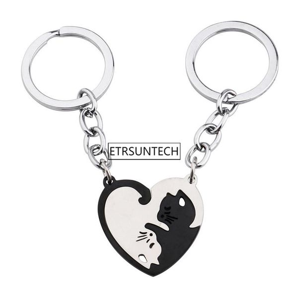 100pairs cat couple keychains pendants lover keyring for women men valentine's day gift matching puzzle party favor
100pairs cat couple keychains pendants lover keyring for women men valentine's day gift matching puzzle party favor