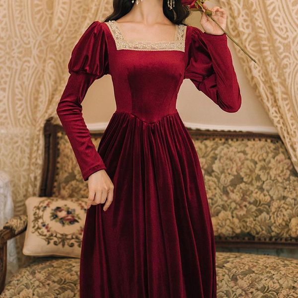 casual dresses wavsiyier dress patchwork vintage 2021 velvet runway luxury party a-line elegant women autumn winter long sleeve boho, Black;gray
casual dresses wavsiyier dress patchwork vintage 2021 velvet runway luxury party a-line elegant women autumn winter long sleeve boho, Black;gray