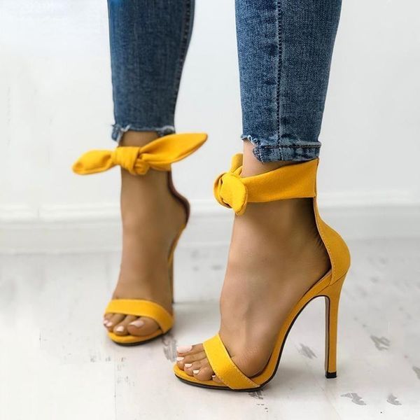 dress shoes est brand designer pink yellow suede high heel sandals ankle big bowknot gladiator sandal single strap thin pumps, Black
dress shoes est brand designer pink yellow suede high heel sandals ankle big bowknot gladiator sandal single strap thin pumps, Black