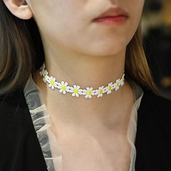 chokers juchao daisy lace necklace neckband wholesale choker little laurie aesthetic gothic luxury jewelry, Golden;silver
chokers juchao daisy lace necklace neckband wholesale choker little laurie aesthetic gothic luxury jewelry, Golden;silver