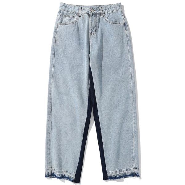 men's pants 2021 autumn stitching tassel embroidery letters hip-hop casual street oversized straight-leg retro harajuku trousers, Black
men's pants 2021 autumn stitching tassel embroidery letters hip-hop casual street oversized straight-leg retro harajuku trousers, Black