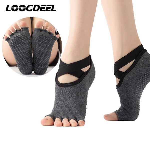 sports socks loogdeel lace-up five toe yoga anti-slip pvc comfortable skin-friendly harmless breathable fitness sport, Black
sports socks loogdeel lace-up five toe yoga anti-slip pvc comfortable skin-friendly harmless breathable fitness sport, Black